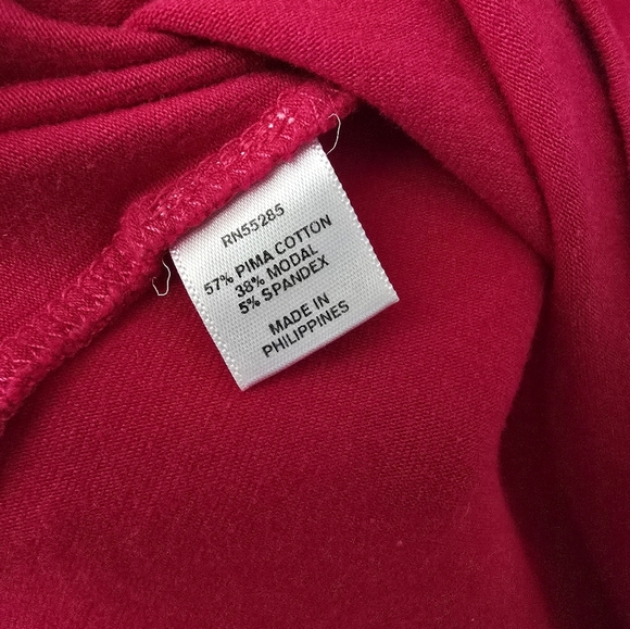 Express XS Pink Shirt Top Y2K Rhinestone Studded Accent Stretch - Picture 4 of 7